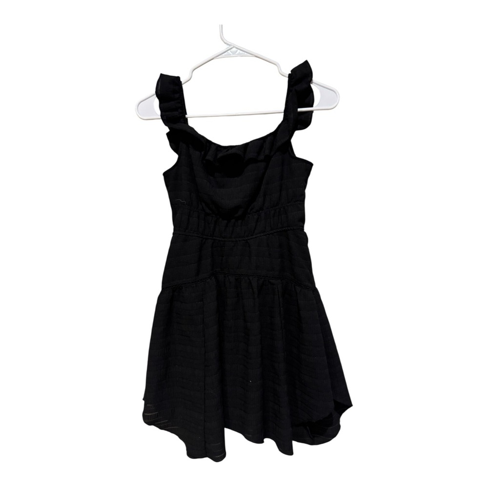 Wild Fable Black Ruffled Mini Dress - Picture 2 of 2